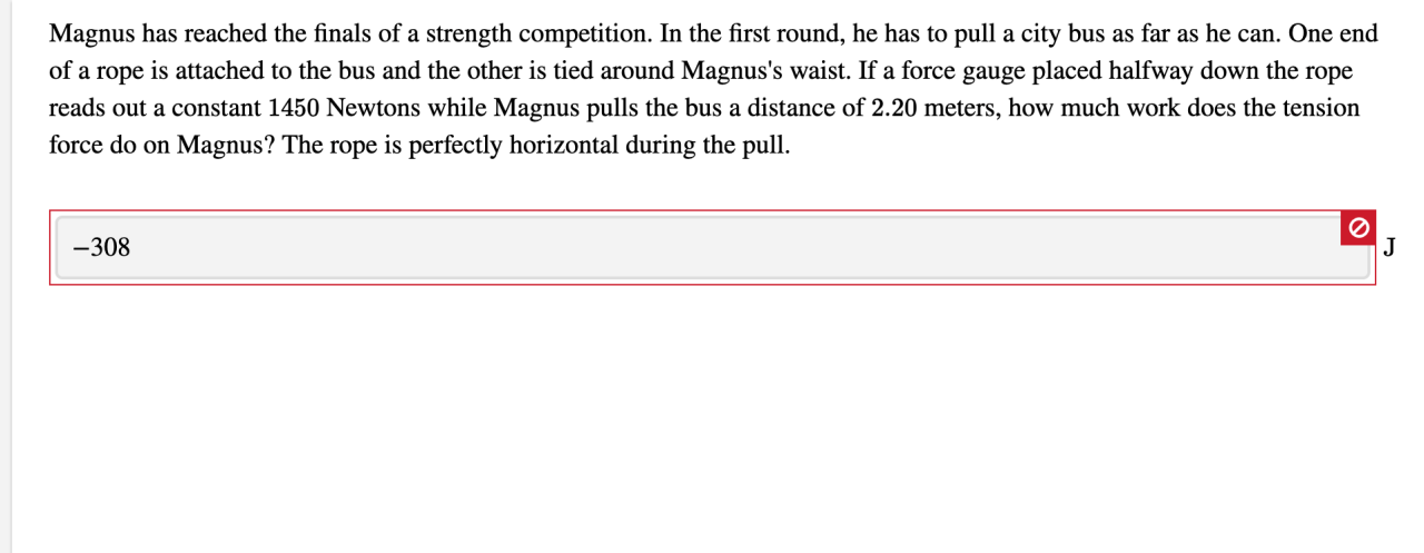 Magnus has reached the finals of a strength competition